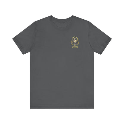 Gnemeth Lodge, Unisex Short Sleeve Tee - American Flag Design