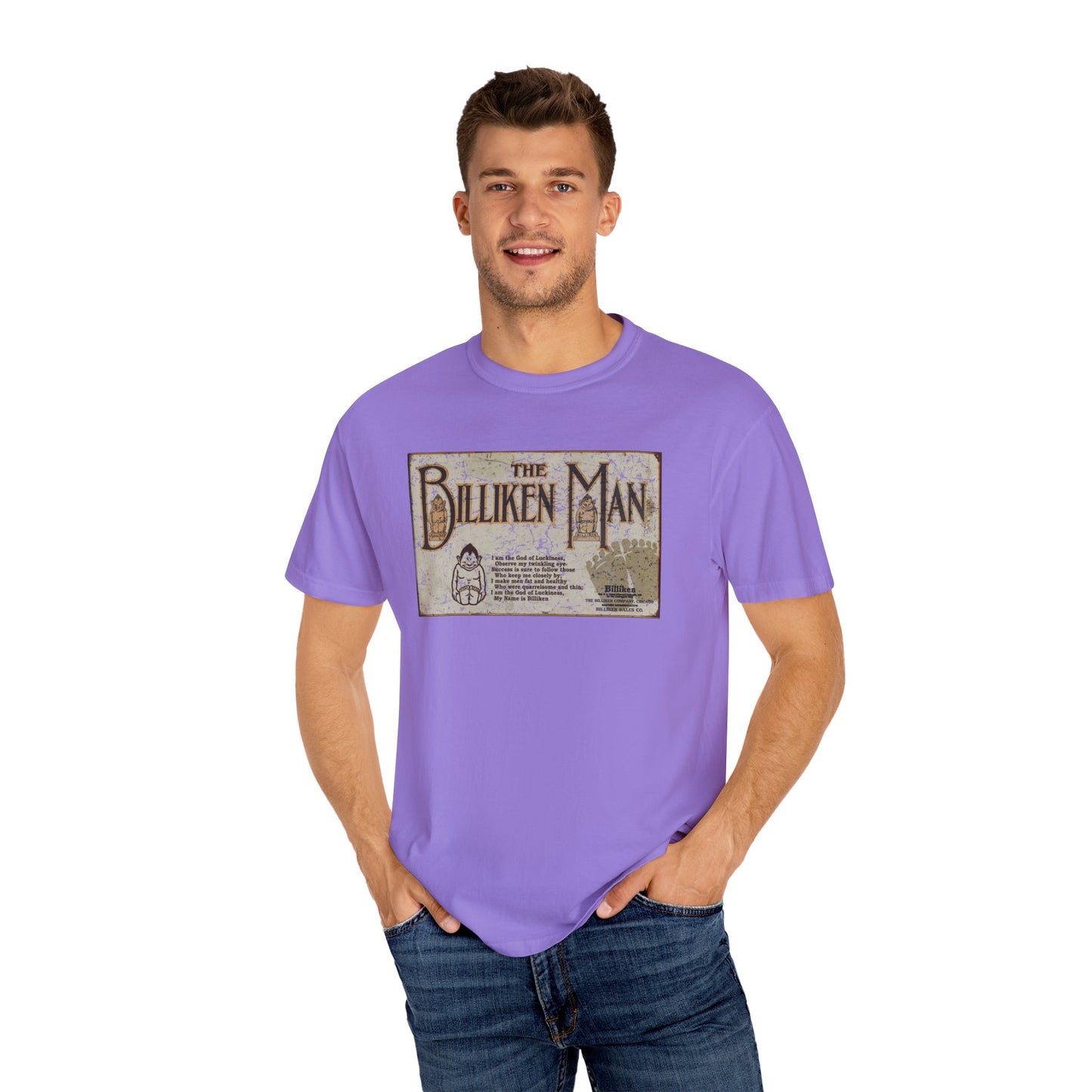 Billiken Man, Unisex Garment-Dyed T-shirt