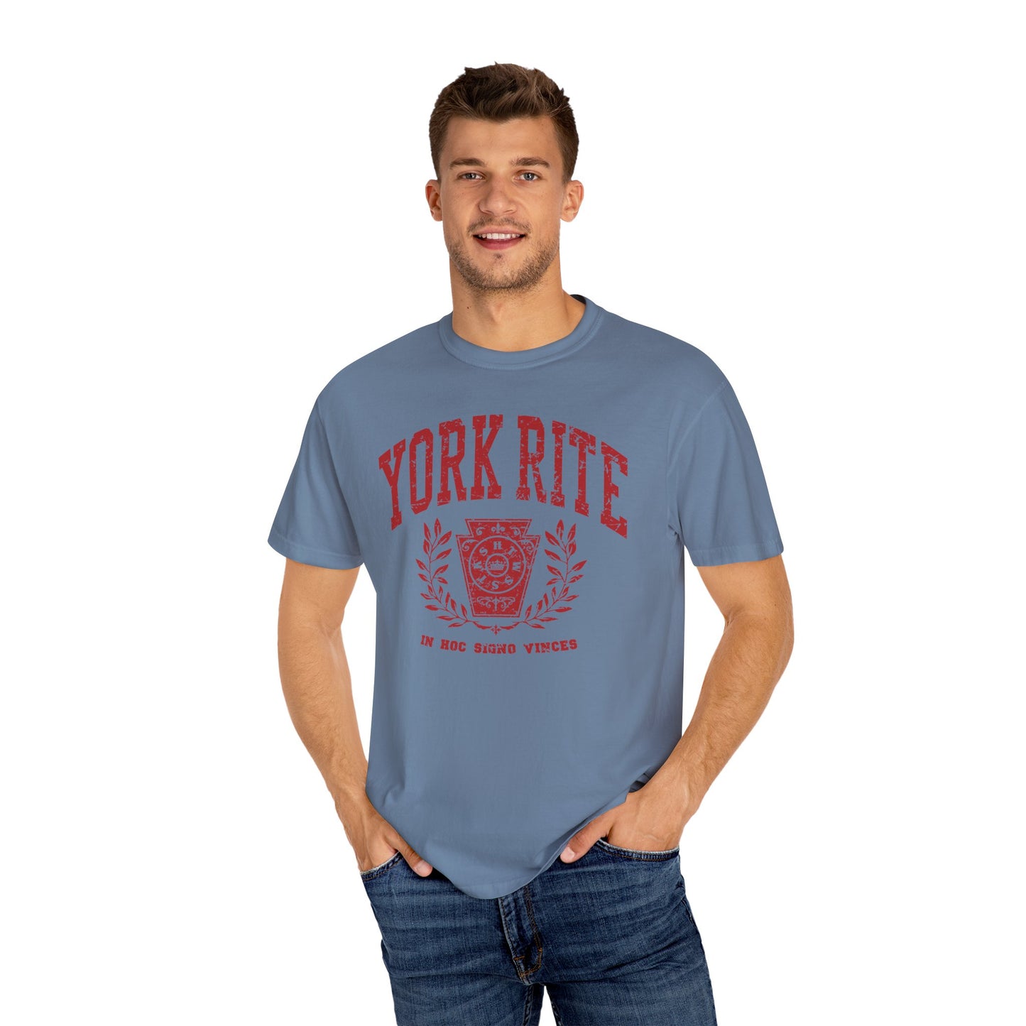 York Rite University, Unisex Garment-Dyed T-shirt