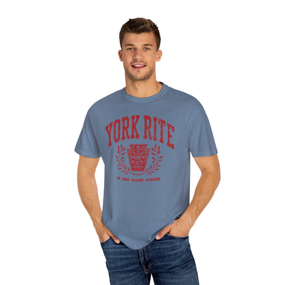 York Rite University, Unisex Garment-Dyed T-shirt