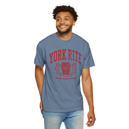 York Rite University, Unisex Garment-Dyed T-shirt