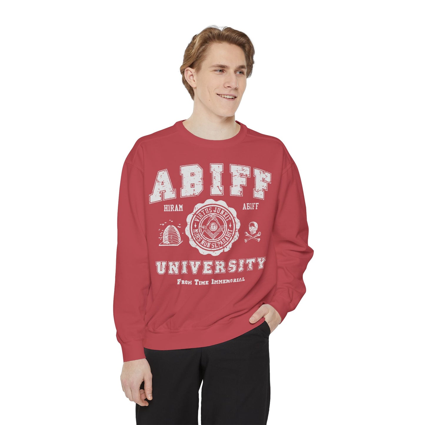 Old School Abiff U. Garment-Dyed Sweatshirt