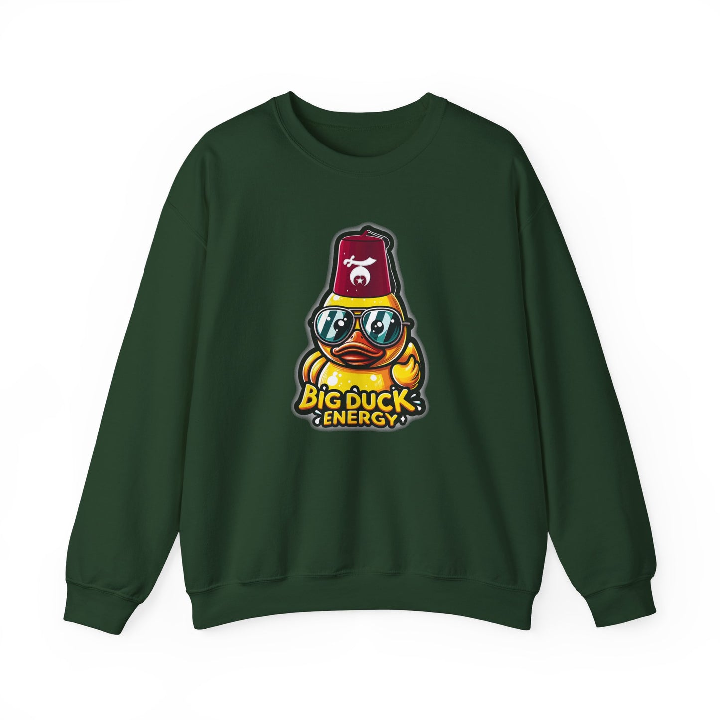 Big Duck Energy Sweatshirt | Unisex Crewneck, Cute Cartoon Gift, Cozy Apparel, Fun Casual Wear, Birthday or Holiday Present
