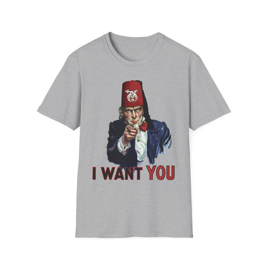I want YOU, Unisex Softstyle T-Shirt