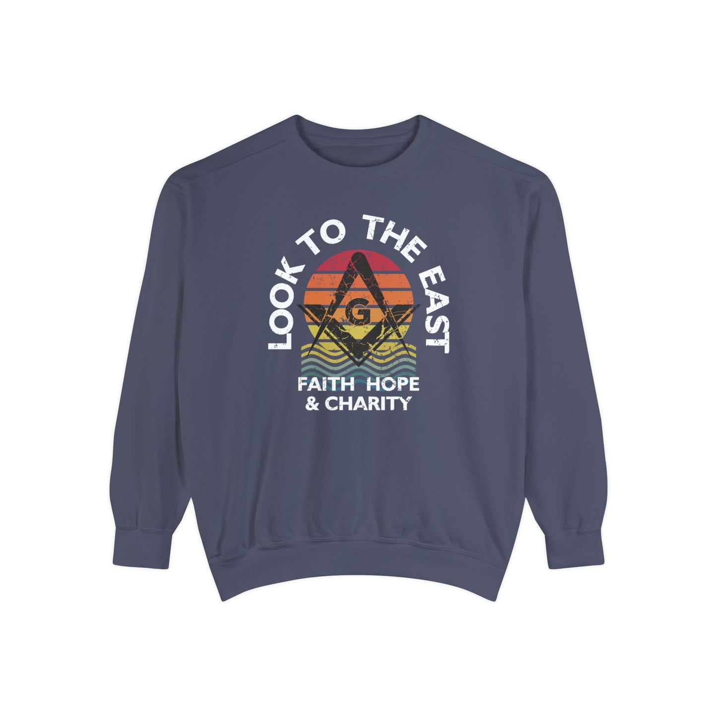 Look East Unisex Garment-Dyed Sweatshirt