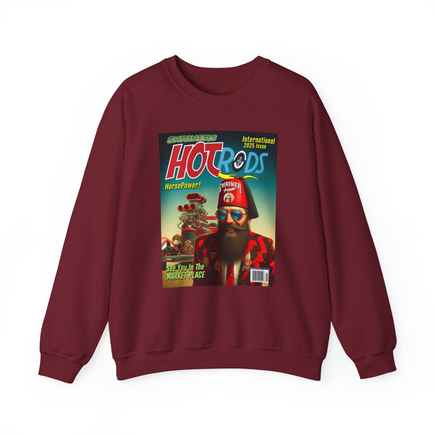 Hot Rods, Unisex Heavy Blend™ Crewneck Sweatshirt