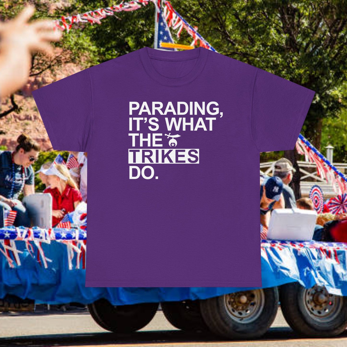 Trikes Unit parade T-shirt, Unisex Heavy Cotton