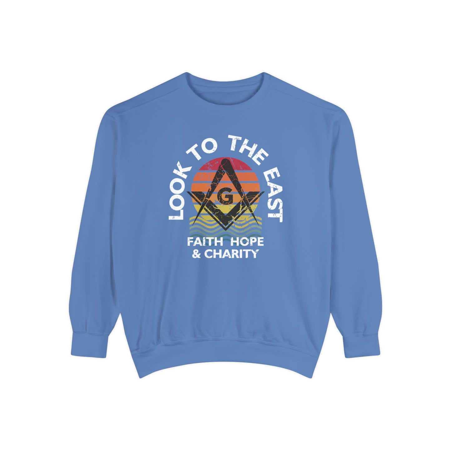 Look East Unisex Garment-Dyed Sweatshirt