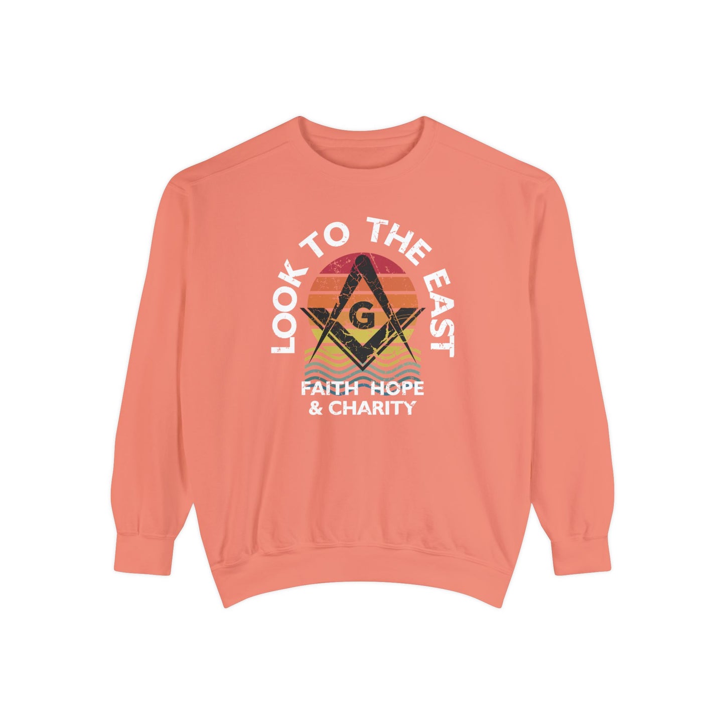 Look East Unisex Garment-Dyed Sweatshirt