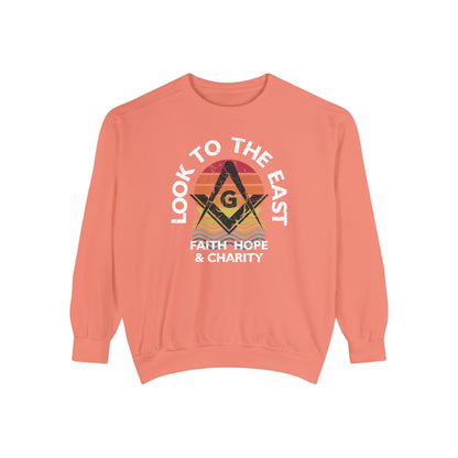 Look East Unisex Garment-Dyed Sweatshirt