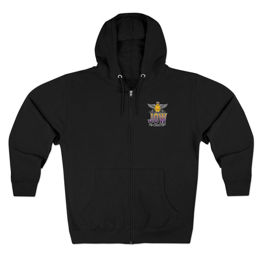 Purple Stallion Unisex Zip Hoodie