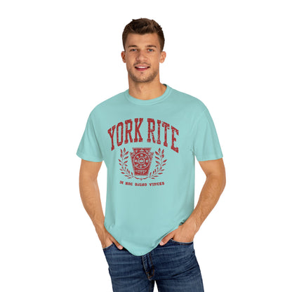 York Rite University, Unisex Garment-Dyed T-shirt