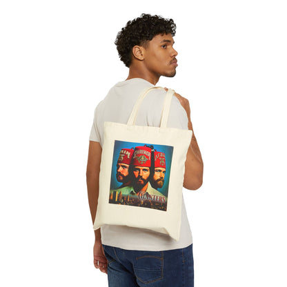 70s Shriner Record Cover, Cotton Canvas Tote Bag