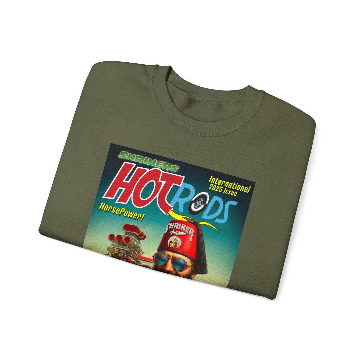 Hot Rods, Unisex Heavy Blend™ Crewneck Sweatshirt