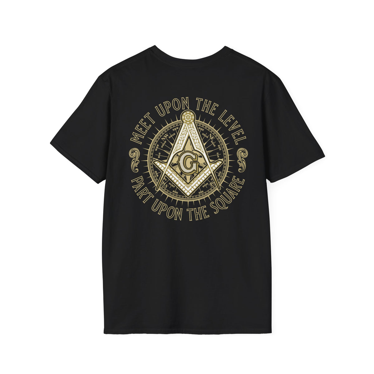 Acanthus Lodge Vintage Compass Back Logo T-Shirt - 64000