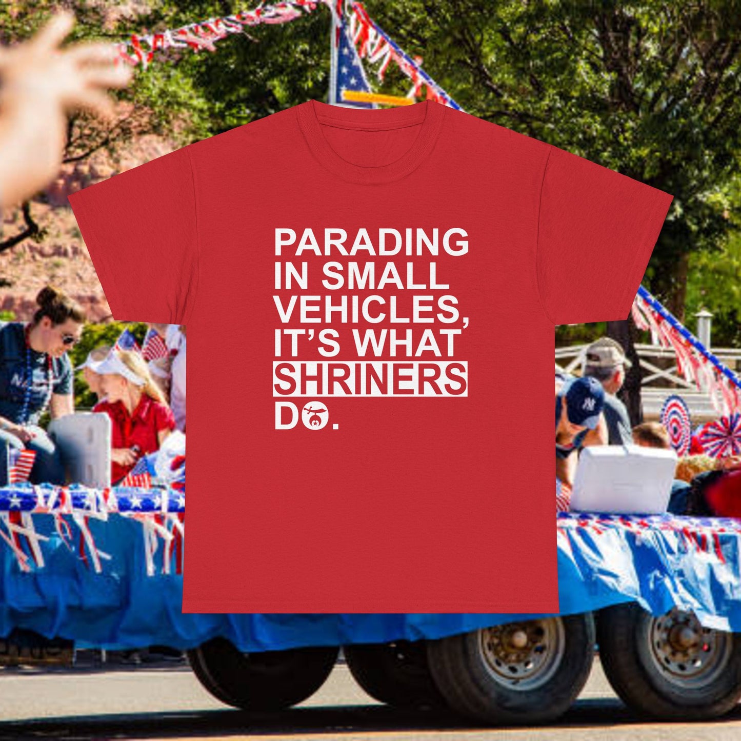 Shriners parade T-shirt, Unisex Heavy Cotton
