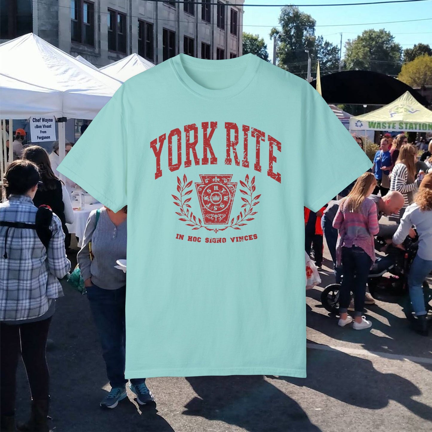 York Rite University, Unisex Garment-Dyed T-shirt