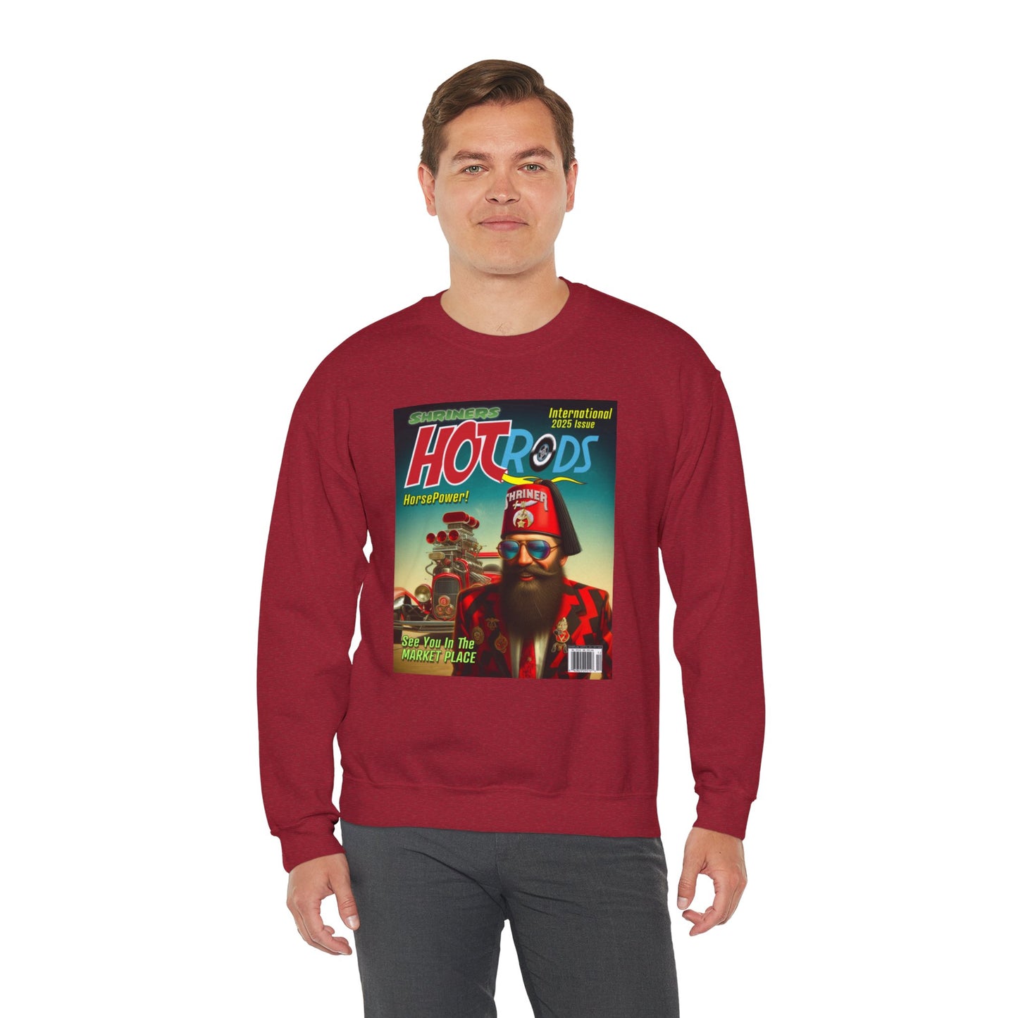 Hot Rods, Unisex Heavy Blend™ Crewneck Sweatshirt