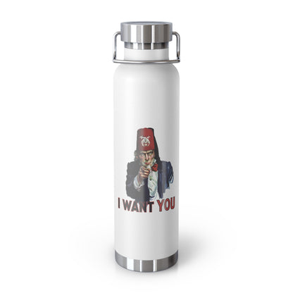 Copper Vacuum Insulated Bottle, 22oz