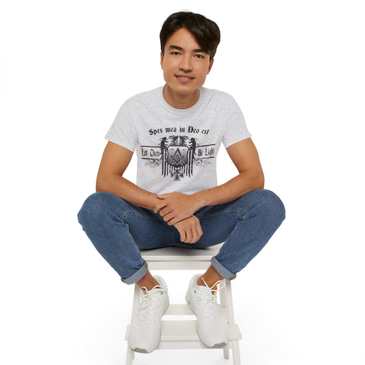 Let There Be Light, Blk&Gry Ultra Cotton Tee