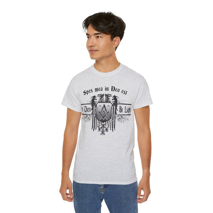 Let There Be Light, Blk&Gry Ultra Cotton Tee