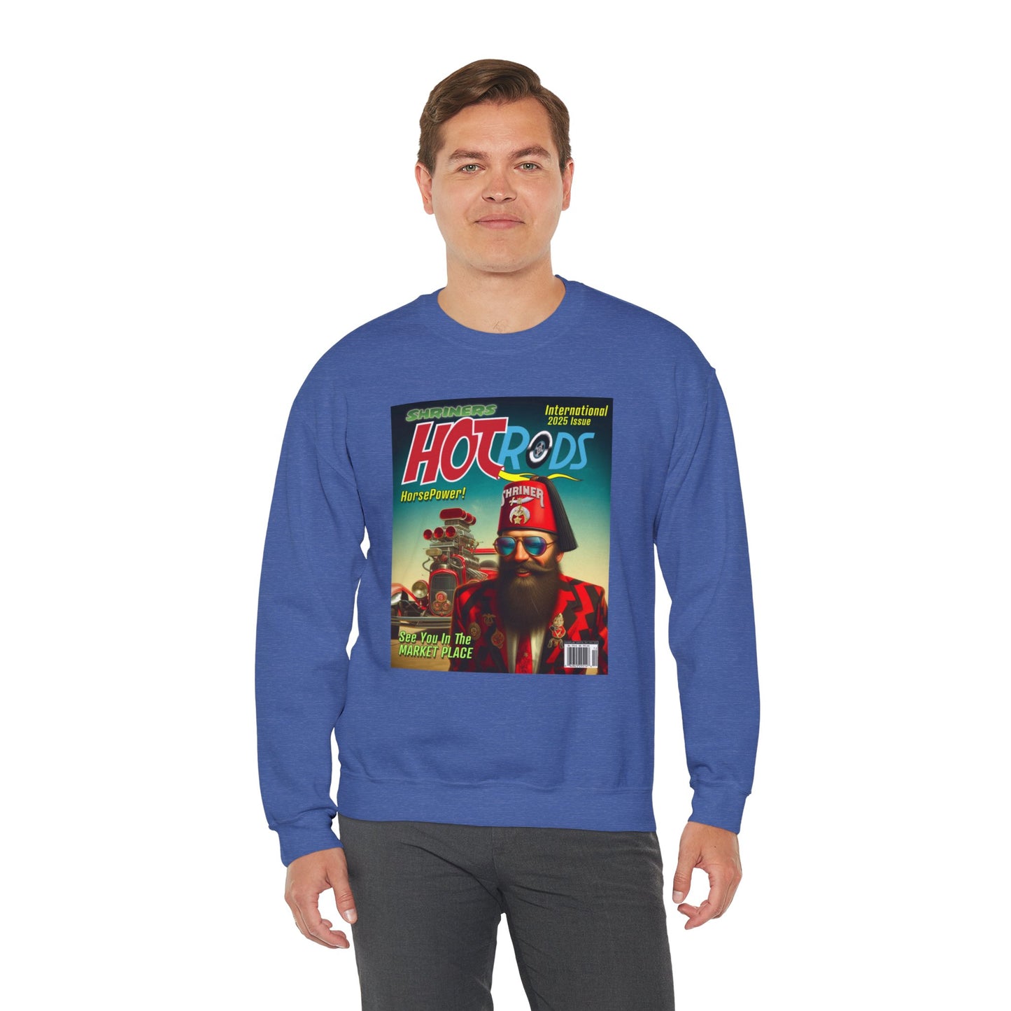 Hot Rods, Unisex Heavy Blend™ Crewneck Sweatshirt
