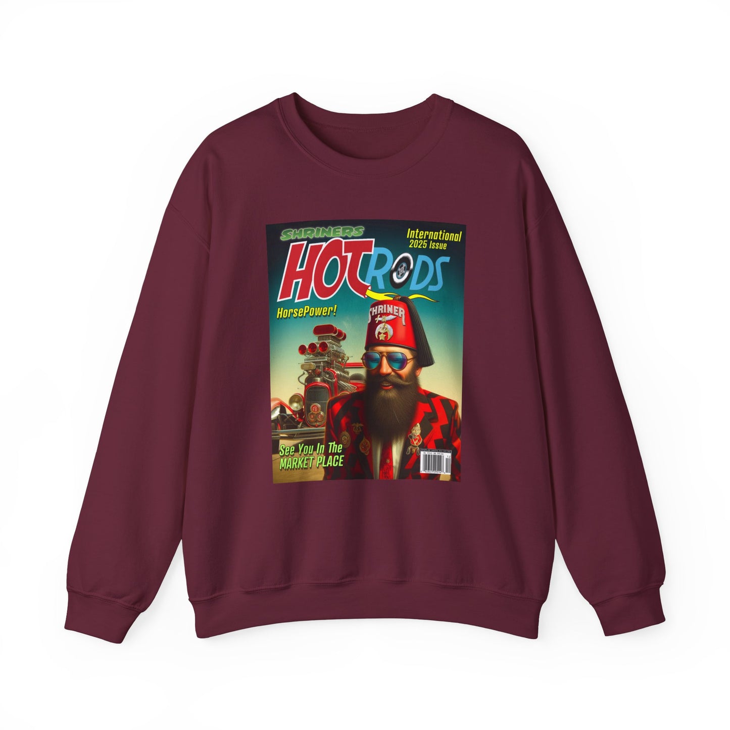 Hot Rods, Unisex Heavy Blend™ Crewneck Sweatshirt