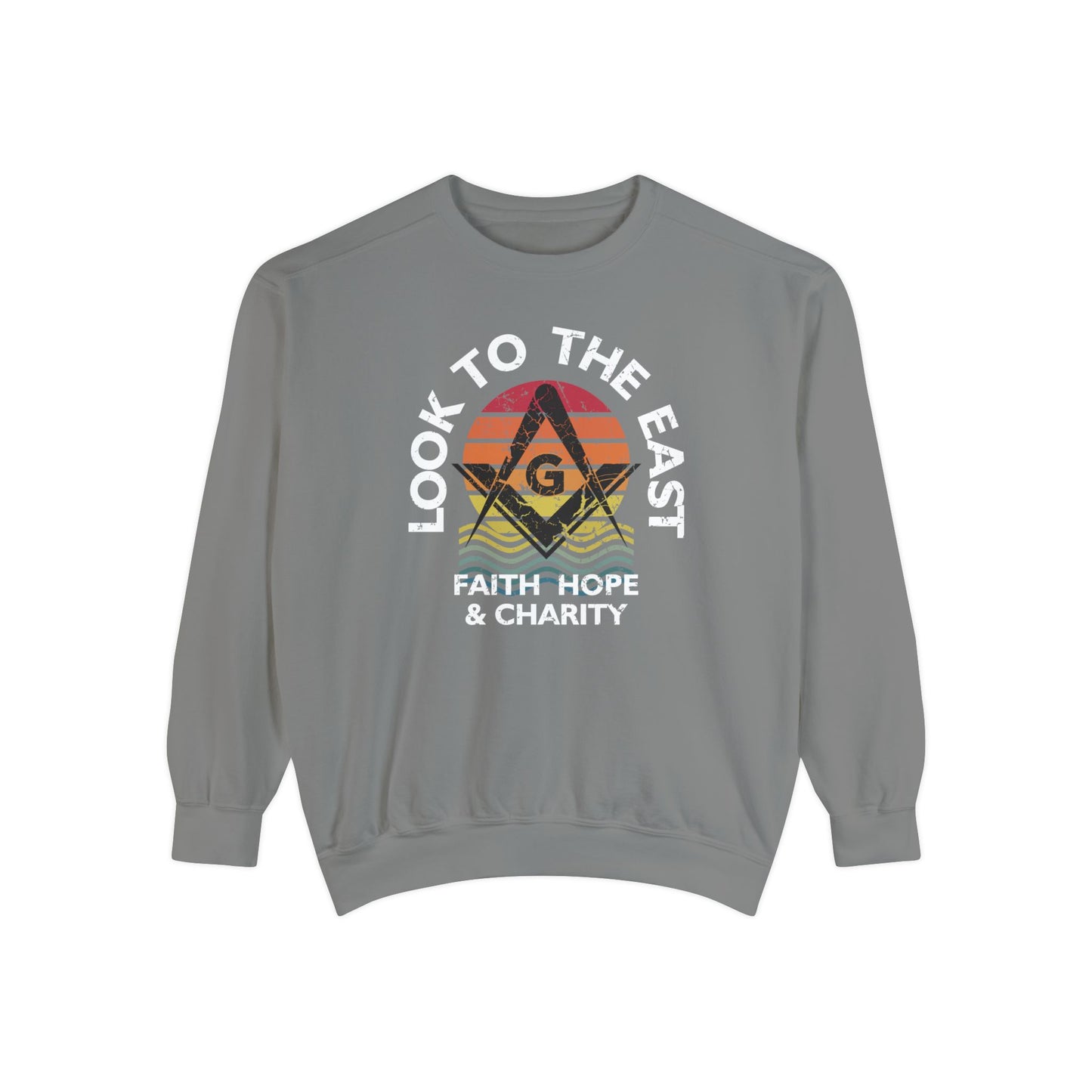 Look East Unisex Garment-Dyed Sweatshirt