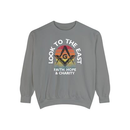 Look East Unisex Garment-Dyed Sweatshirt