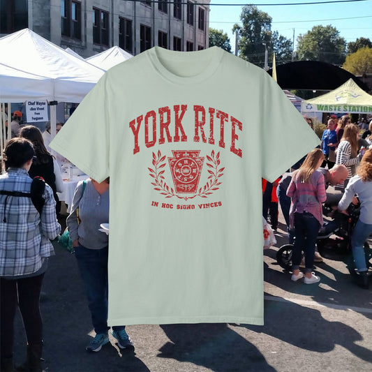 York Rite University, Unisex Garment-Dyed T-shirt