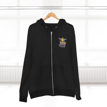 Purple Stallion Unisex Zip Hoodie