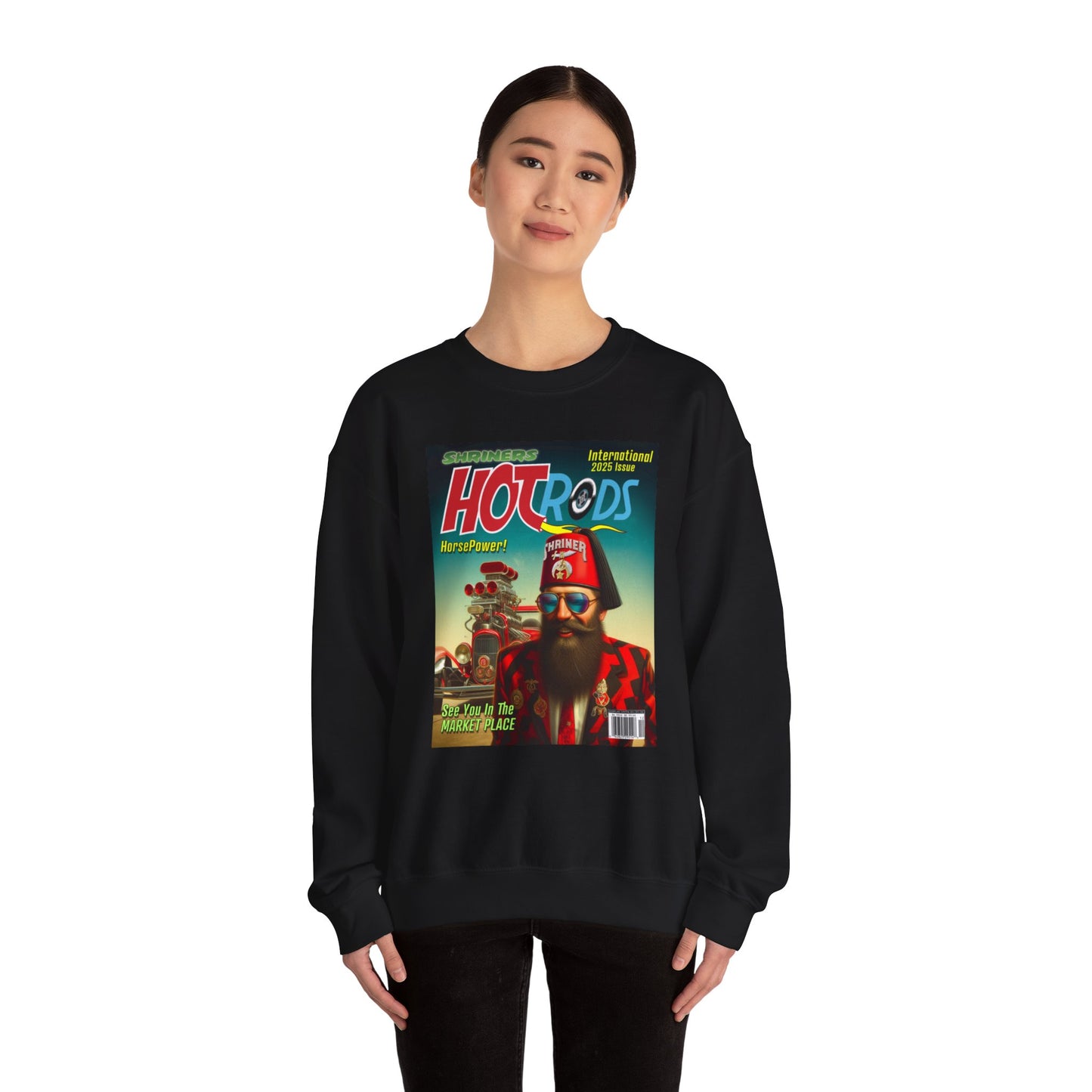 Hot Rods, Unisex Heavy Blend™ Crewneck Sweatshirt