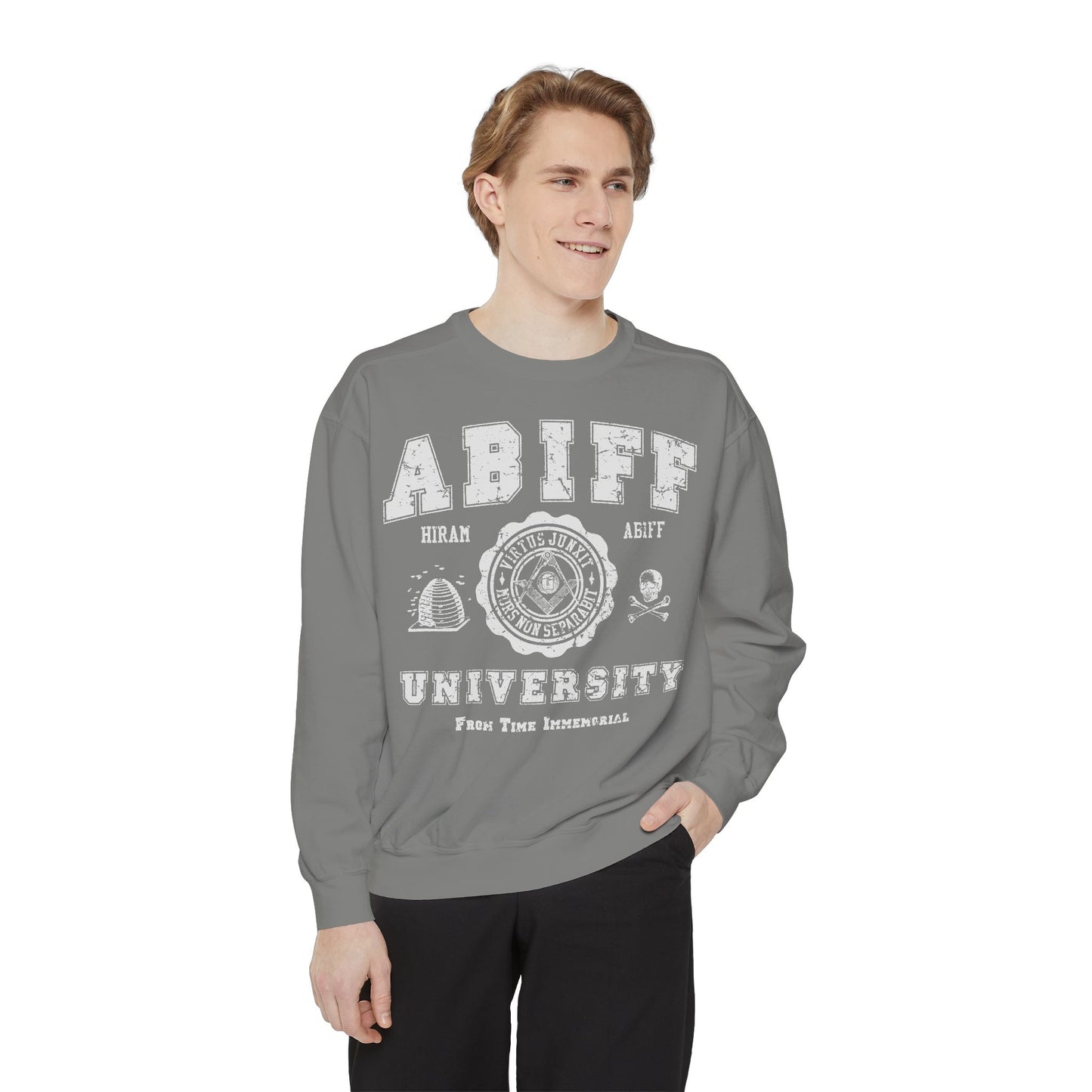 Old School Abiff U. Garment-Dyed Sweatshirt