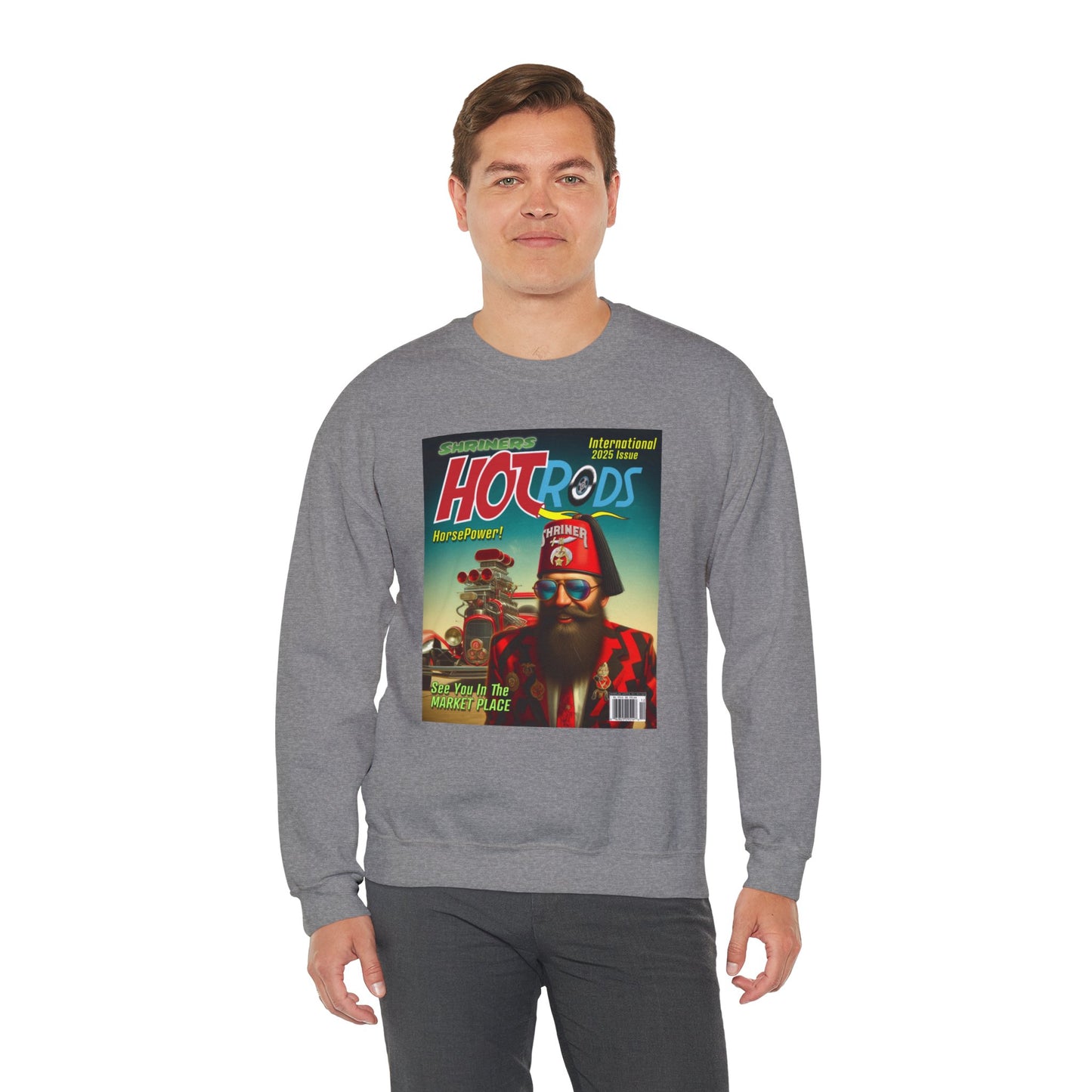 Hot Rods, Unisex Heavy Blend™ Crewneck Sweatshirt