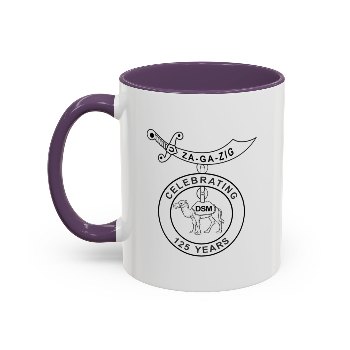 Mug - 125yr Anniversary 2025 Za-Ga-Zig Shriners Coffee Mug (11, 15oz)