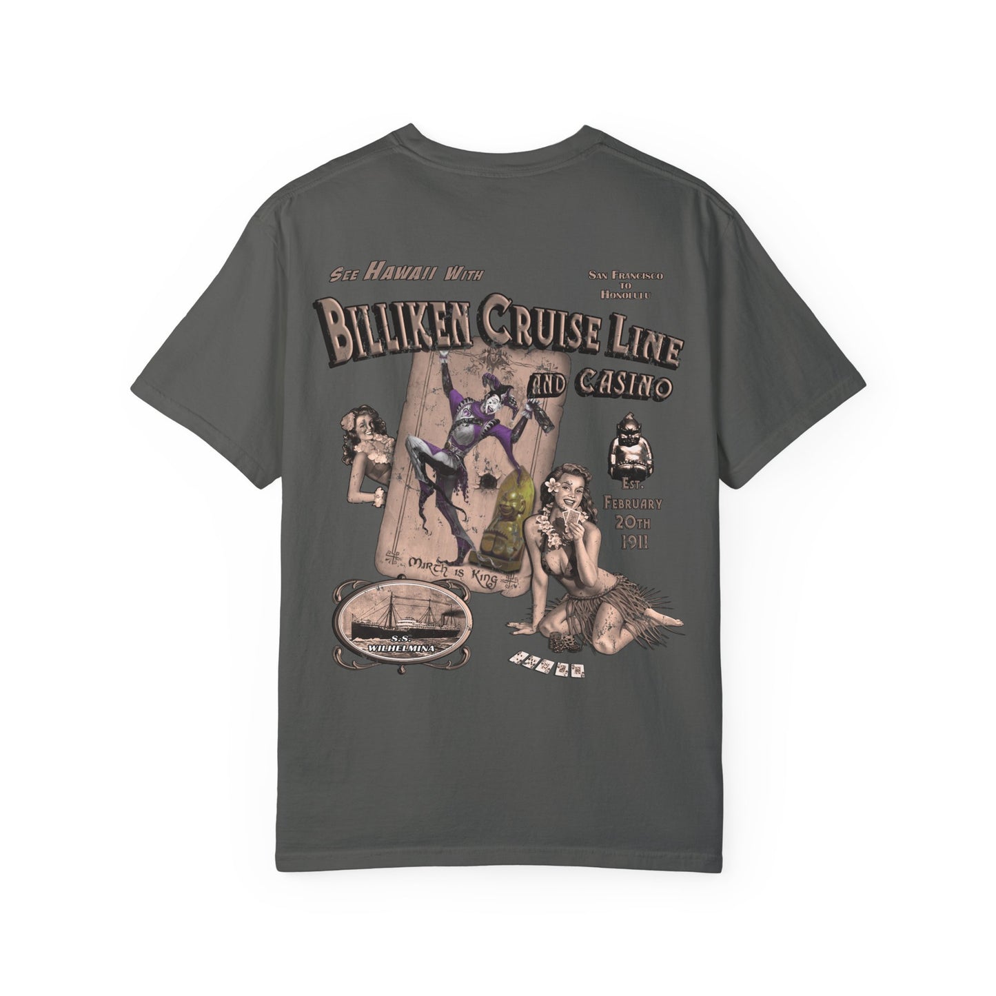 Vintage Unisex Billike Cruise Line T-Shirt | Retro Travel Inspired Design
