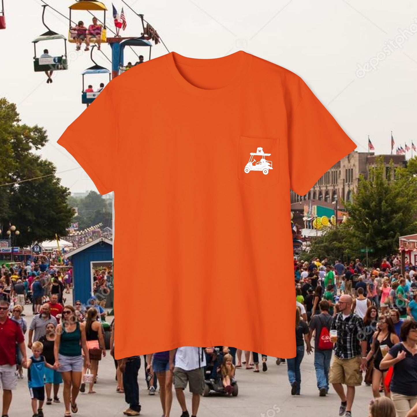 Unisex Heavy Cotton Pocket Tee