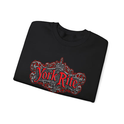 York Rite, baroque style, Unisex Heavy Blend™ Crewneck Sweatshirt