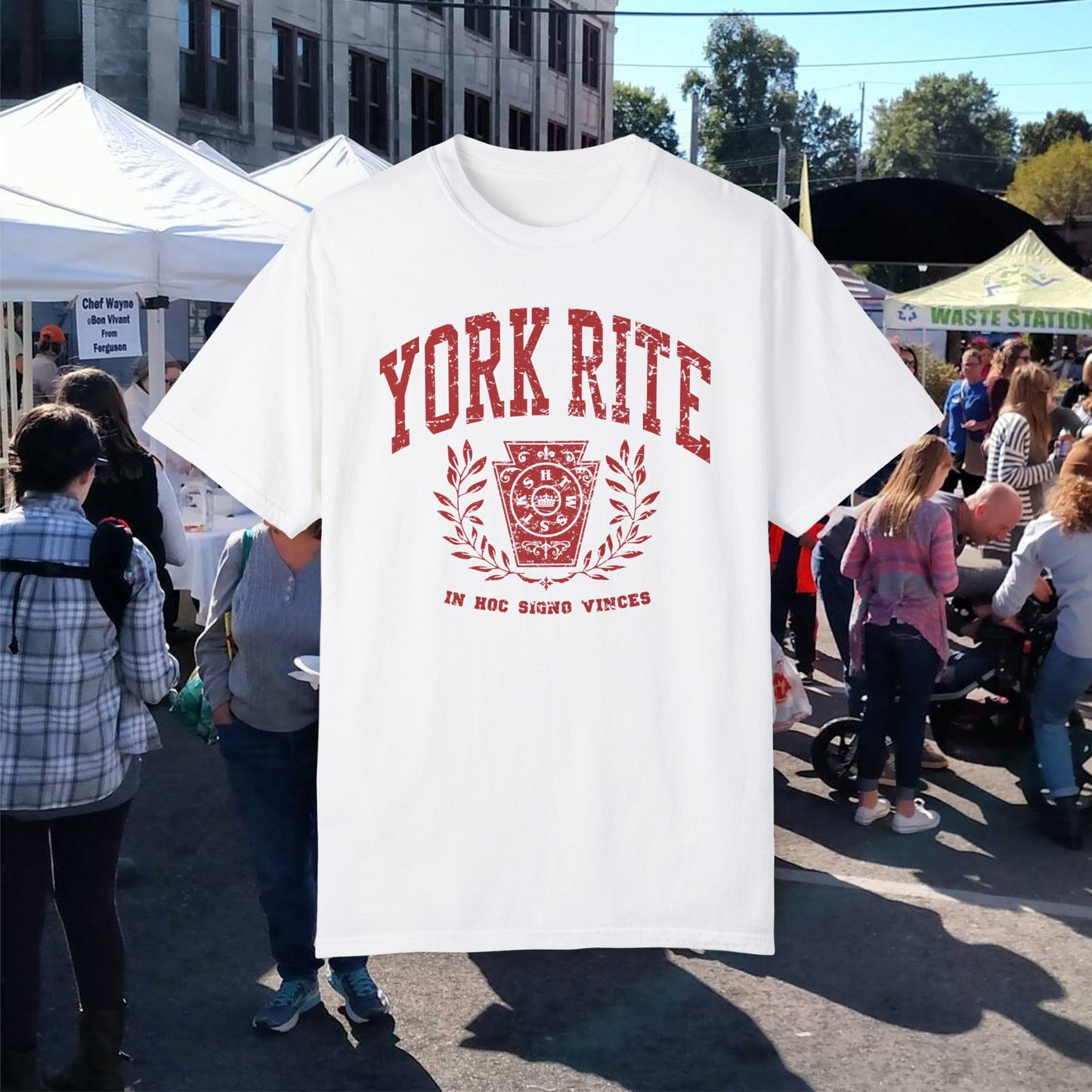 York Rite University, Unisex Garment-Dyed T-shirt