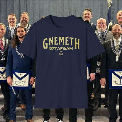 Gnemeth 577 AF & AM Masonic T-Shirt