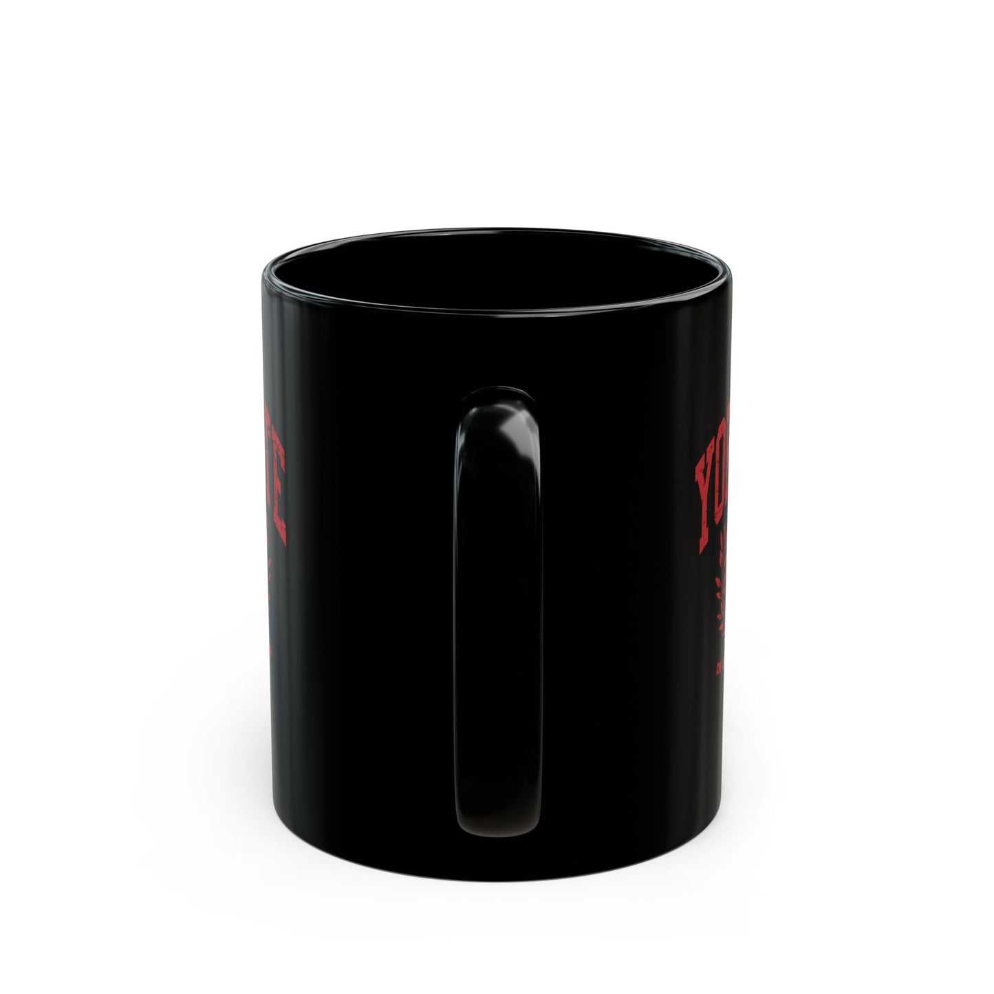 York Rite U, Black Mug (11oz, 15oz)