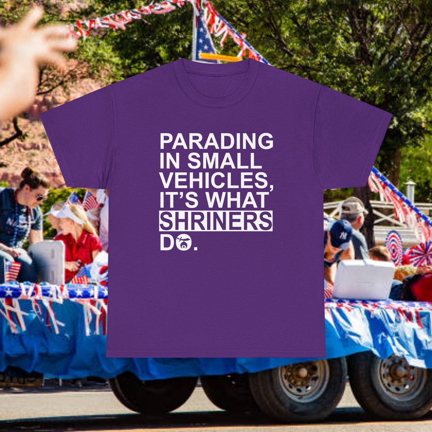 Shriners parade T-shirt, Unisex Heavy Cotton