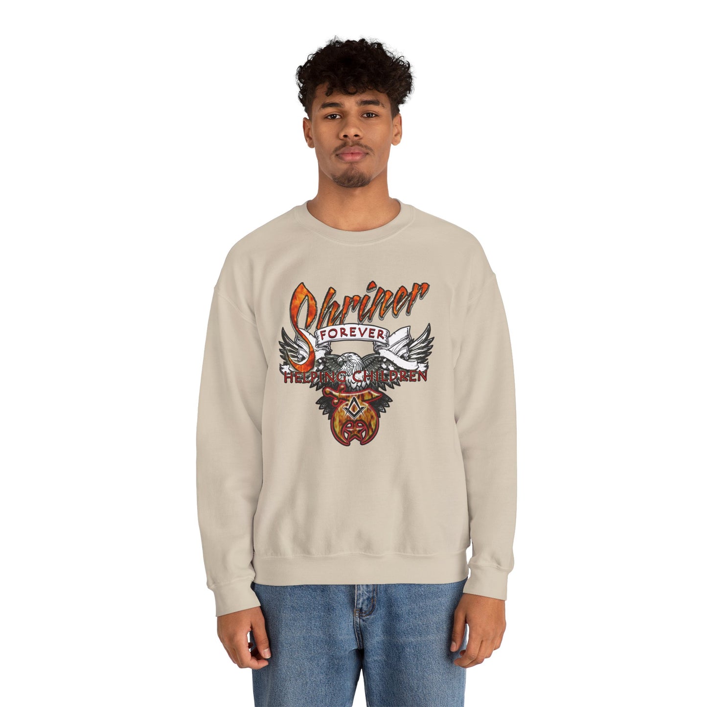 Shriners Helping Children, Unisex Heavy Blend™ Crewneck Sweatshirt