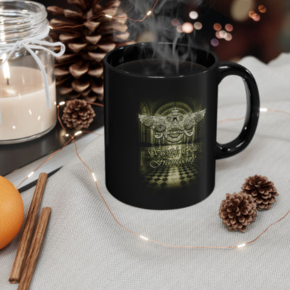 Scottish Rite Freemasonry, Black Mug (11oz, 15oz)