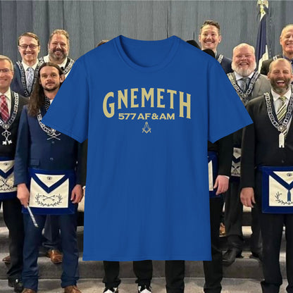 Gnemeth 577 AF & AM Masonic T-Shirt