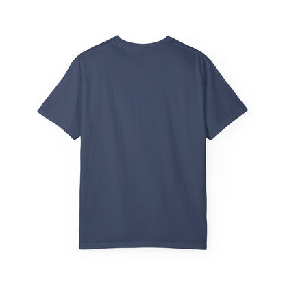 Gnemeth Left Chest Logo, Unisex Garment-Dyed T-Shirt with Vintage Shield Design