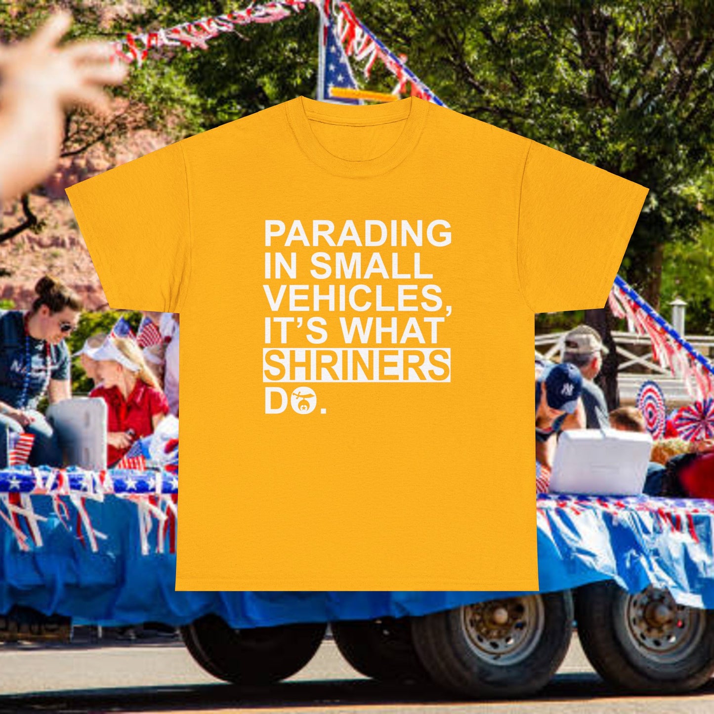 Shriners parade T-shirt, Unisex Heavy Cotton