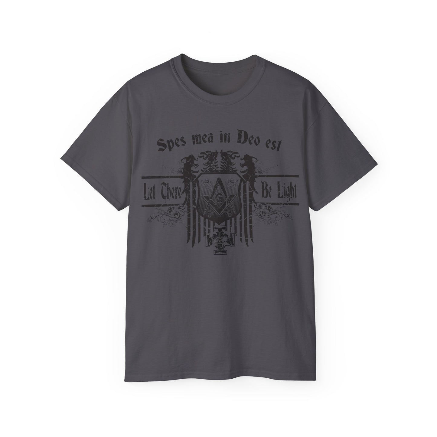 Let There Be Light, Blk&Gry Ultra Cotton Tee