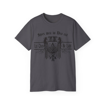 Let There Be Light, Blk&Gry Ultra Cotton Tee