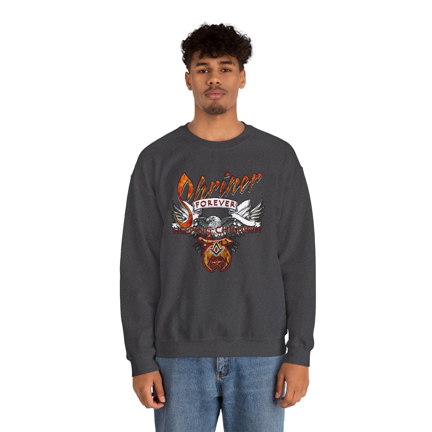 Shriners Helping Children, Unisex Heavy Blend™ Crewneck Sweatshirt